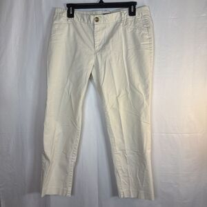 Women’s Gap Beige Stretch Chino Pants Size 10 Preowned